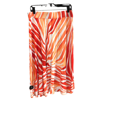 Orange & White Skirt Designer Tommy Bahama, Size M