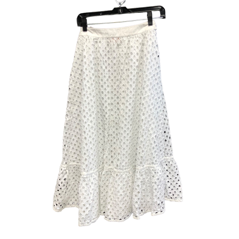 Skirt Designer By Tory Burch In White, Size: 0