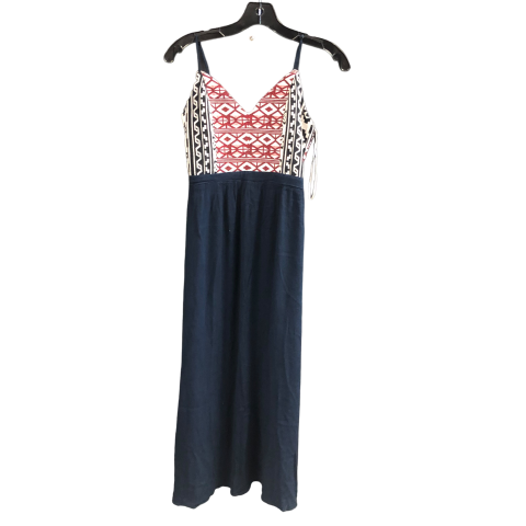 Dress Casual Maxi By Flying Tomato In Blue & Red, Size: S