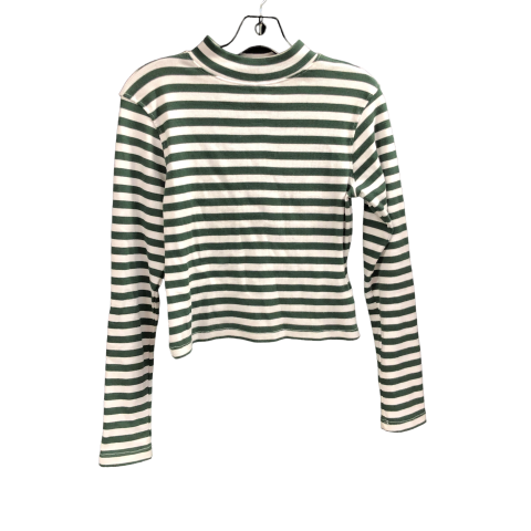 Top Long Sleeve By Boohoo Boutique In Striped Pattern, Size: M