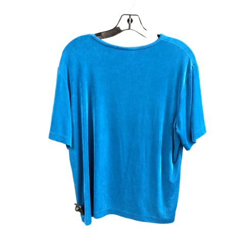 Top Short Sleeve By Chicos In Blue, Size: Xl