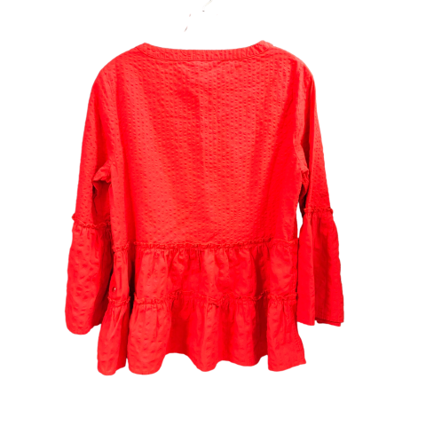 Top Long Sleeve By Crown And Ivy In Red, Size: M