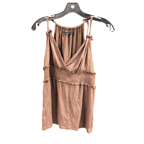 Top Sleeveless By Bcbgmaxazria In Brown, Size: L