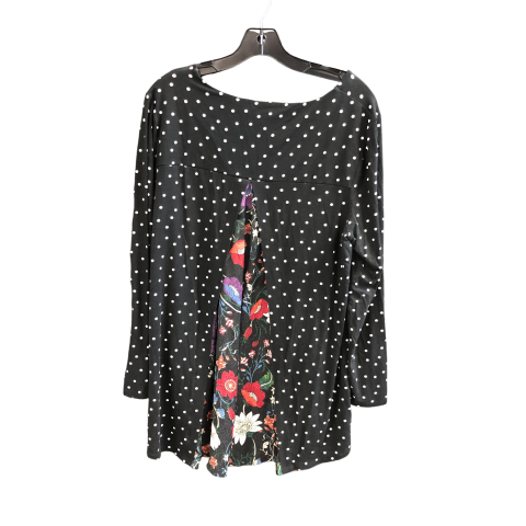 Top Long Sleeve By Chicos In Polkadot Pattern, Size: L