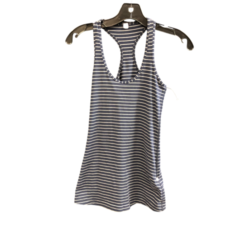 Athletic Tank Top By Lululemon In Striped Pattern, Size: 4