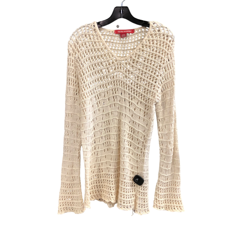 Sweater By Gloria Vanderbilt In Cream, Size: M