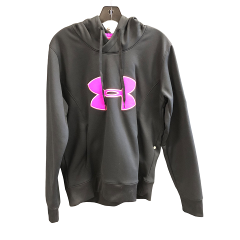 Athletic Jacket By Under Armour In Black & Purple, Size: L