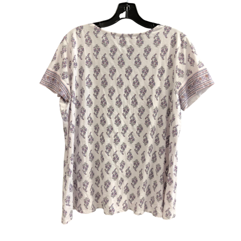 Top Short Sleeve By Pure Jill In Pink, Size: L