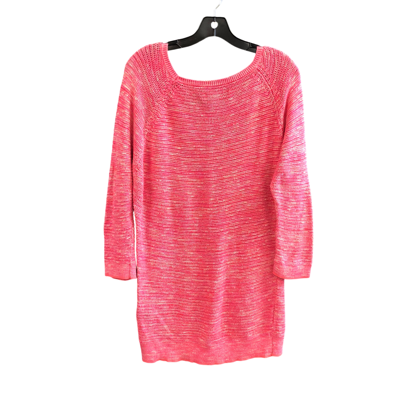 Top 3/4 Sleeve By Loft In Pink, Size: L