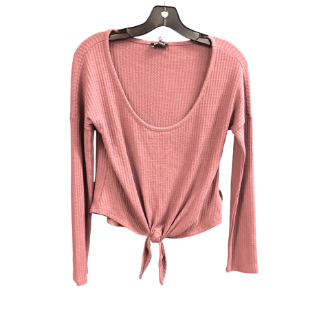 Top Long Sleeve By Express In Mauve, Size: Xs