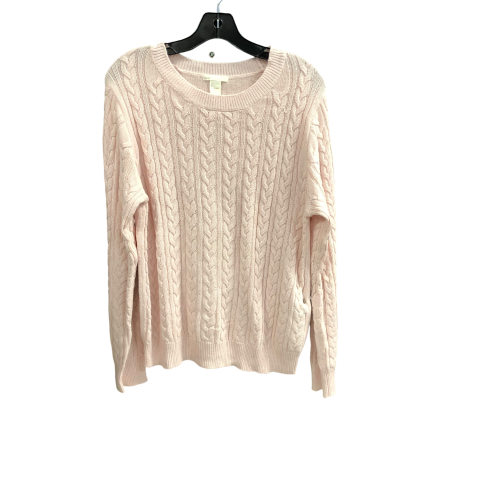 Sweater By H&m In Pink, Size: L