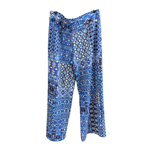 Pants Wide Leg By Isaac Mizrahi Live Qvc In Blue, Size: M