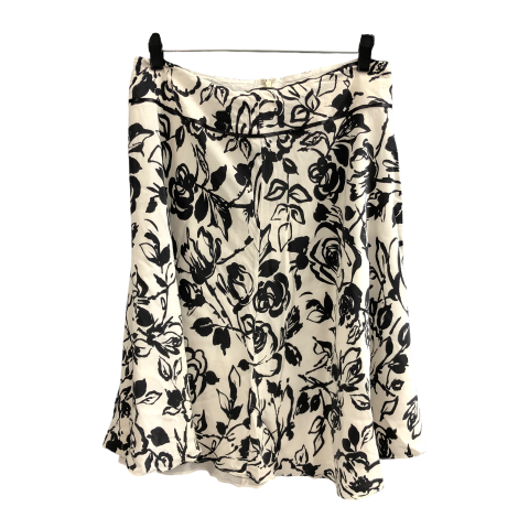 Skirt Mini & Short By Ann Taylor In Black & White, Size: 8