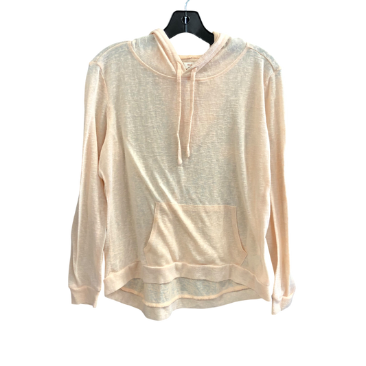 Sweater By Weatherproof In Peach, Size: S