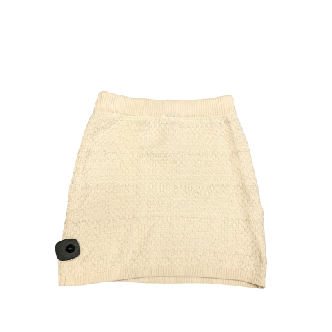 Skirt Mini & Short By Wild Fable In Cream, Size: S