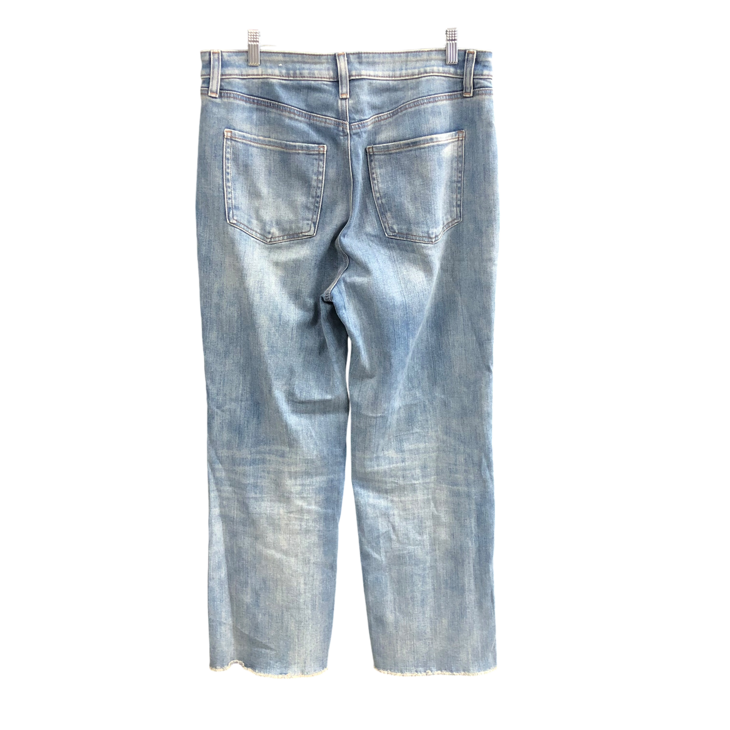 Jeans Straight By Chicos In Blue Denim, Size: 10