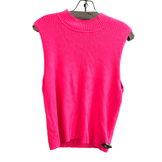 Top Sleeveless By THE DROP In Pink, Size: 2x