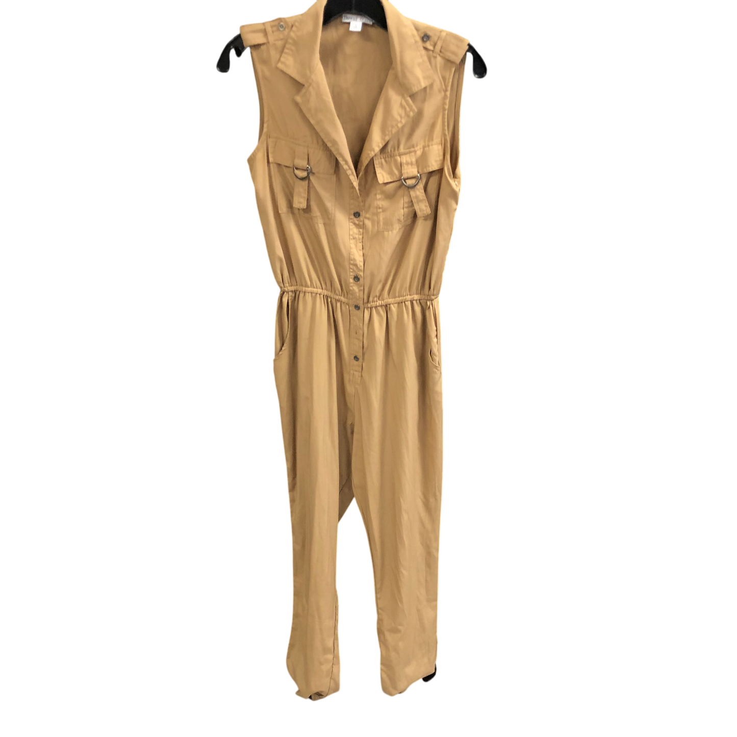 Jumpsuit By THREAD STORY In Tan, Size: S