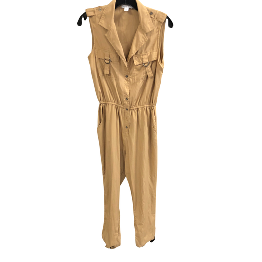 Jumpsuit By THREAD STORY In Tan, Size: S