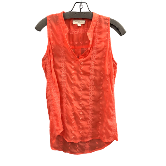 Top Sleeveless By Olive And Oak In Coral, Size: S