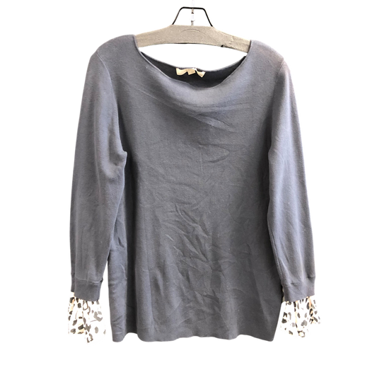 Top Long Sleeve By Loft In Grey, Size: L