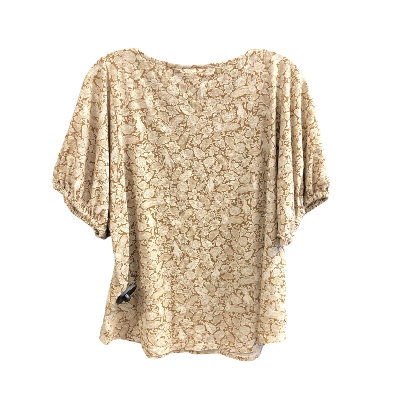 Top Short Sleeve By J. Jill In Beige, Size: M