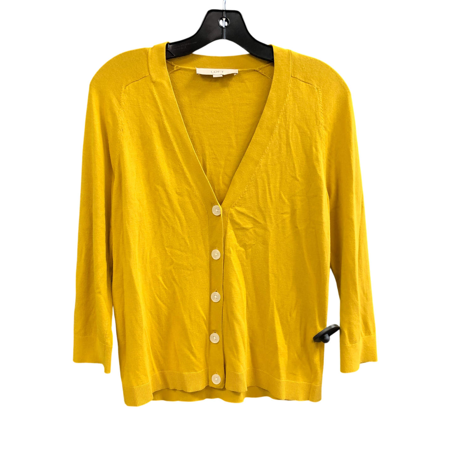 Cardigan By Loft In Yellow, Size: M