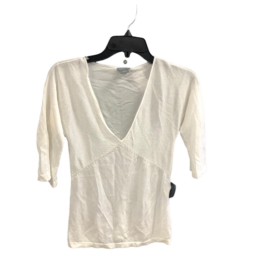 White Top 3/4 Sleeve Ann Taylor, Size Xs