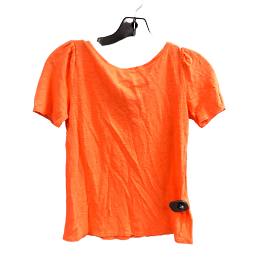 Orange Top Short Sleeve Ann Taylor, Size Xs