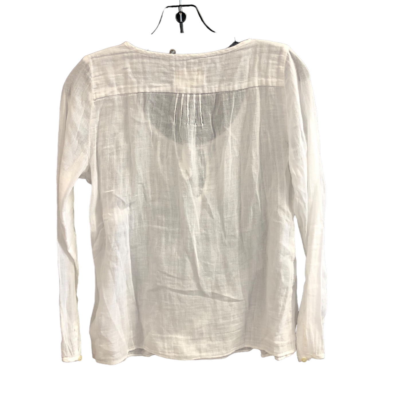 White Top Long Sleeve Ralph Lauren, Size S