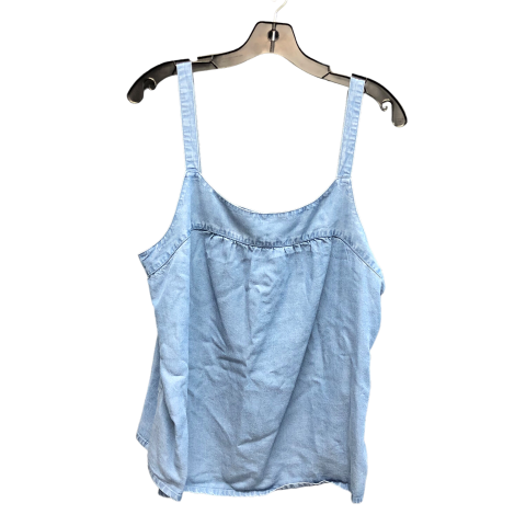 Blue Denim Top Sleeveless Gap, Size L