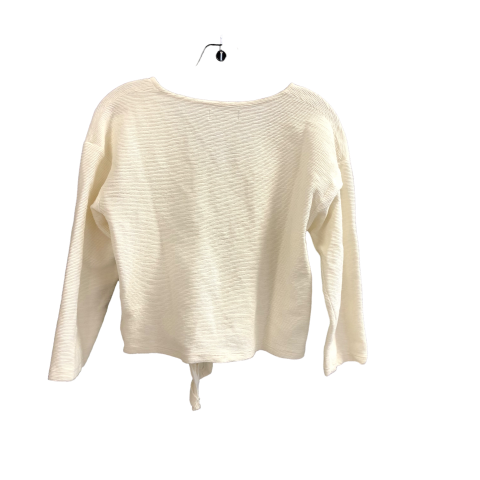 Top Long Sleeve By Madewell In Cream, Size: L