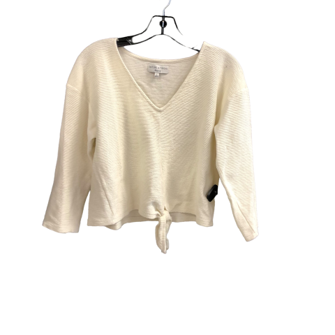 Top Long Sleeve By Madewell In Cream, Size: L