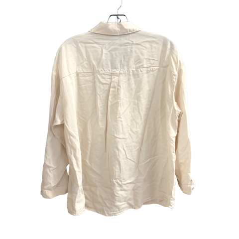 Top Long Sleeve By Philosophy In Cream, Size: L