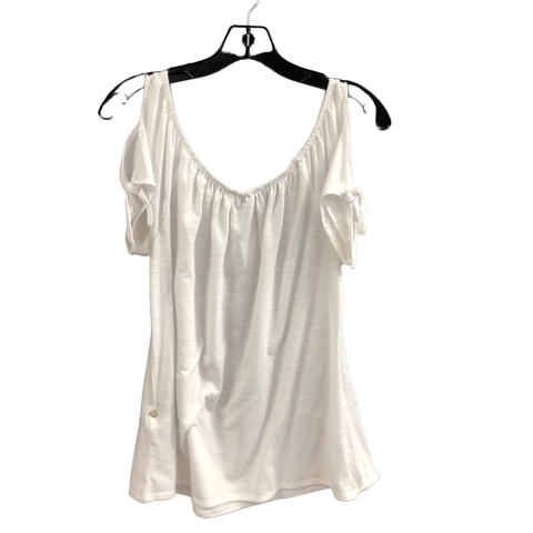 Top Short Sleeve By New York And Co In White, Size: M