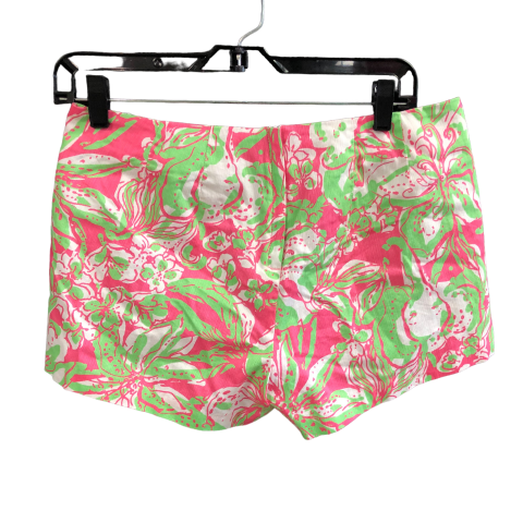 Shorts Designer By Lilly Pulitzer In Green & Pink, Size: 4