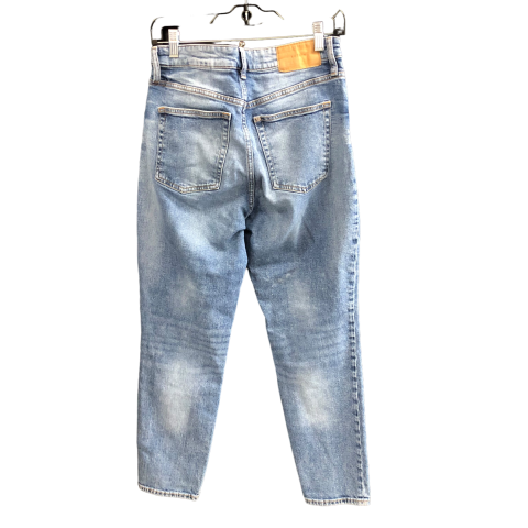 Jeans Straight By H&m In Blue Denim, Size: 6