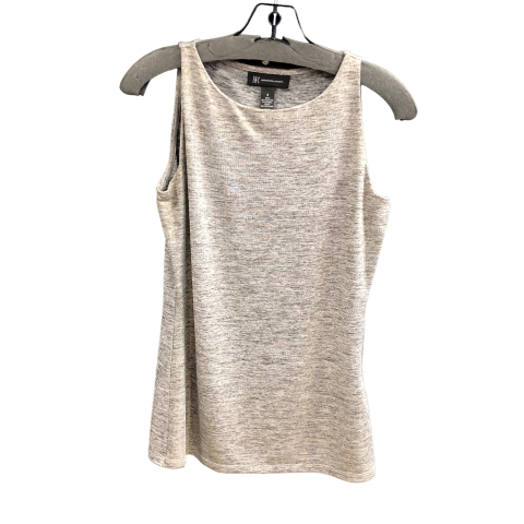 Top Sleeveless By Inc In Silver, Size: S