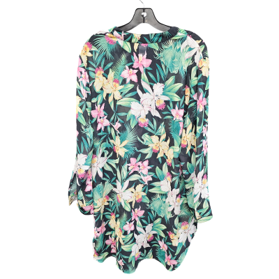 Kimono Designer By Tommy Bahama In Tropical Print, Size: L