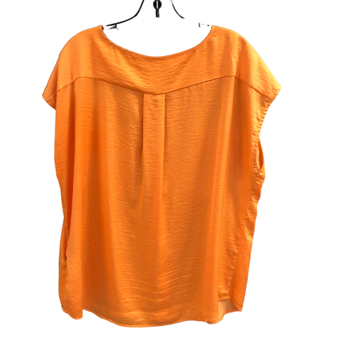 Top Sleeveless By Chicos In Orange, Size: Xl