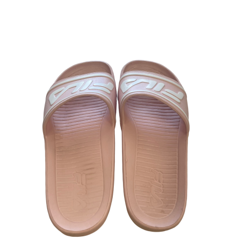 Sandals Flip Flops By Fila In Pink, Size: 9