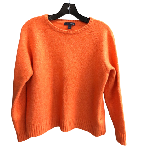 Sweater By Lands End In Orange, Size: L