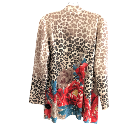 Jacket Other By Chicos In Animal Print, Size: M