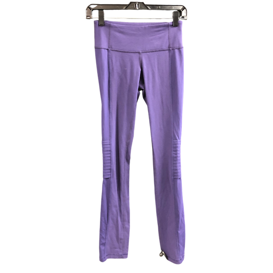 Athletic Leggings By Lululemon In Purple, Size: 4