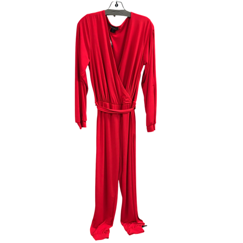 Jumpsuit By Ashley Stewart In Red, Size: 14