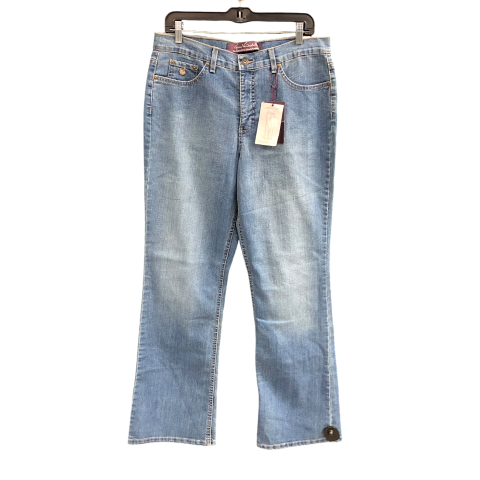 Jeans Flared By Gloria Vanderbilt In Blue Denim, Size: 12