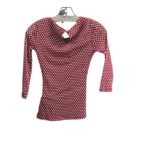 Top Long Sleeve By Inc In Polkadot Pattern, Size: Sp