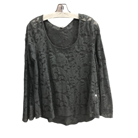 Top Long Sleeve By Express In Black, Size: L