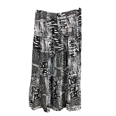 Skirt Maxi By Elementz In Black & White, Size: L