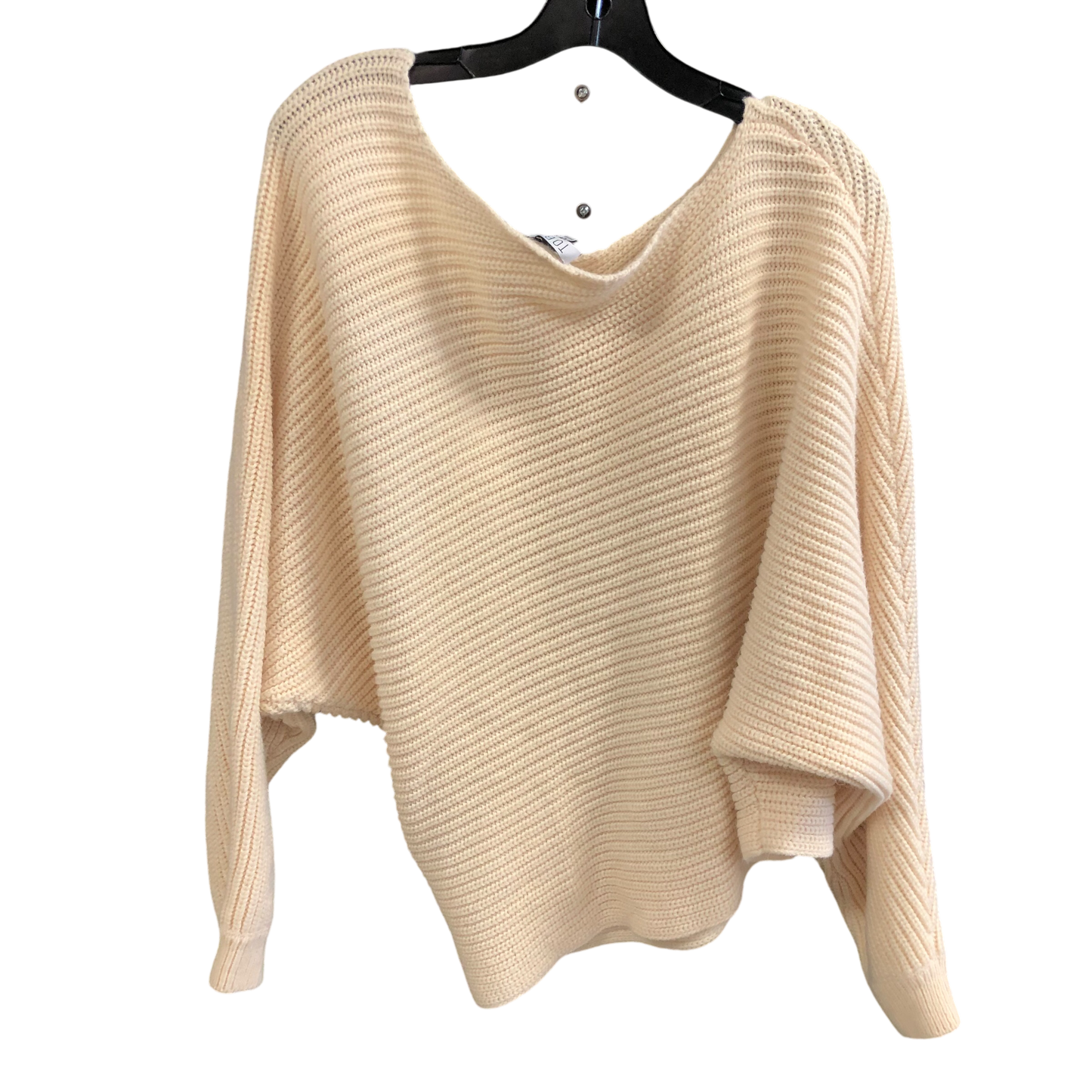 Sweater Designer By Tobi In Beige, Size: Sp